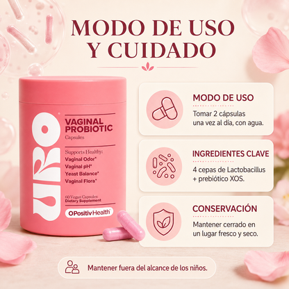 URO: equilibrio íntimo y apoyo diario para tú amiga