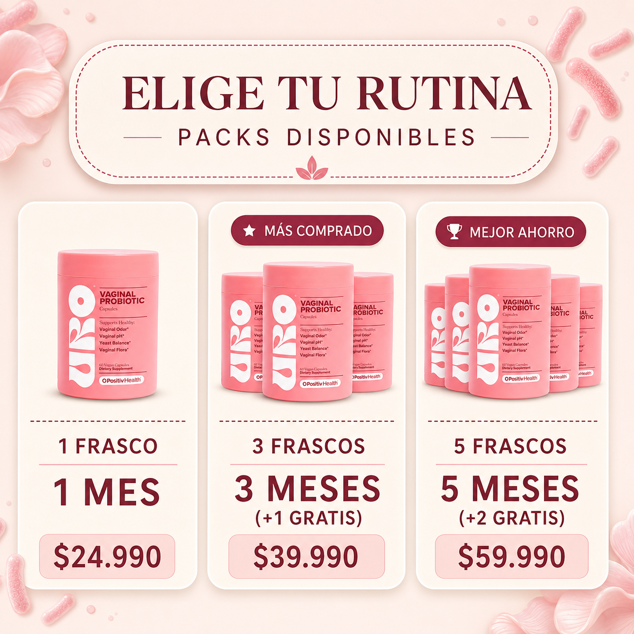 URO: equilibrio íntimo y apoyo diario para tú amiga