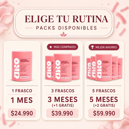 URO: equilibrio íntimo y apoyo diario para tú amiga